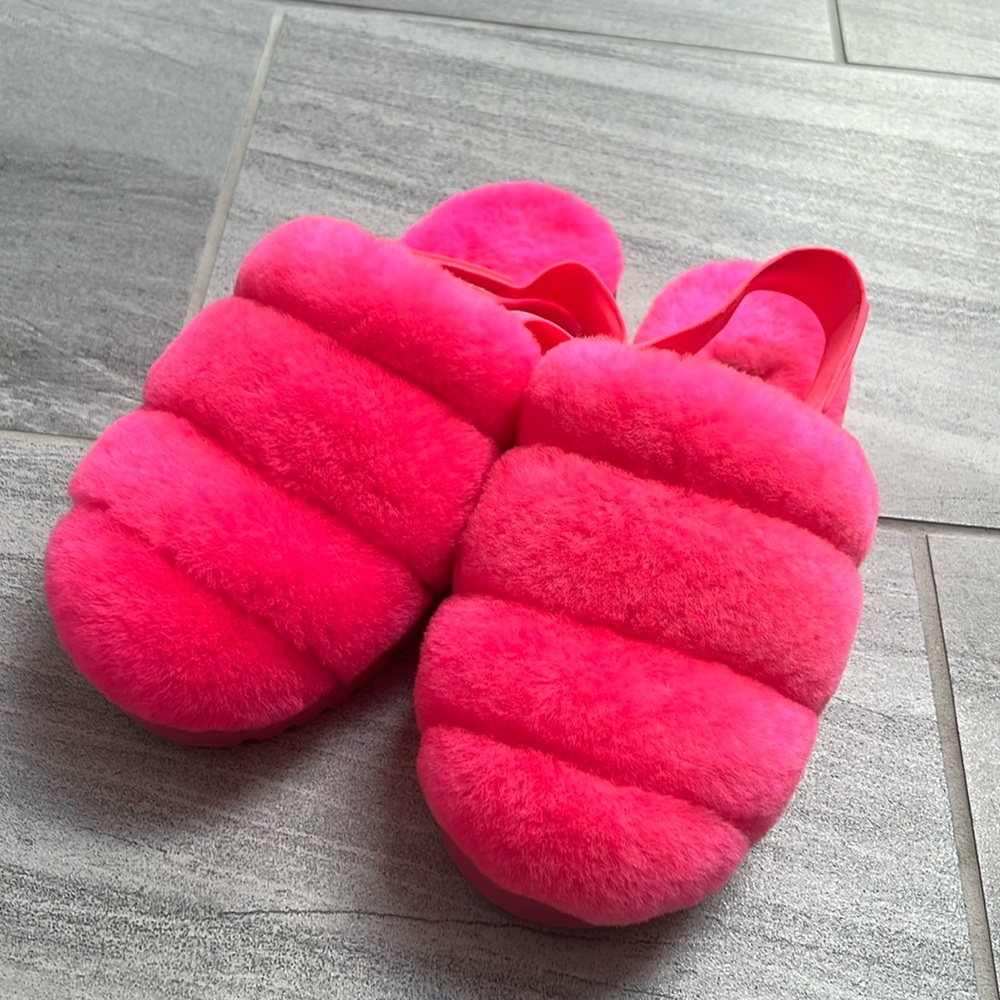 Hot pink Ugg slippers